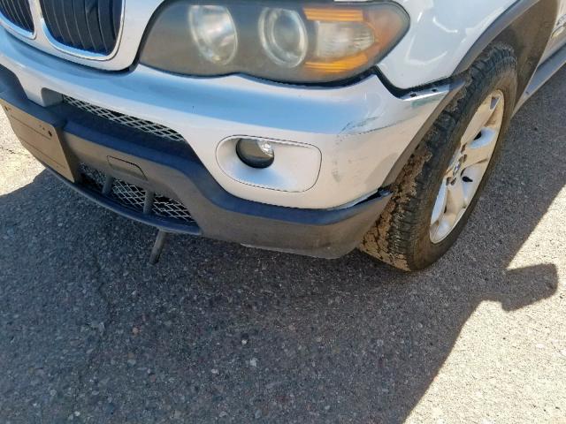 5UXFA13574LU39929 - 2004 BMW X5 3.0I SILVER photo 9