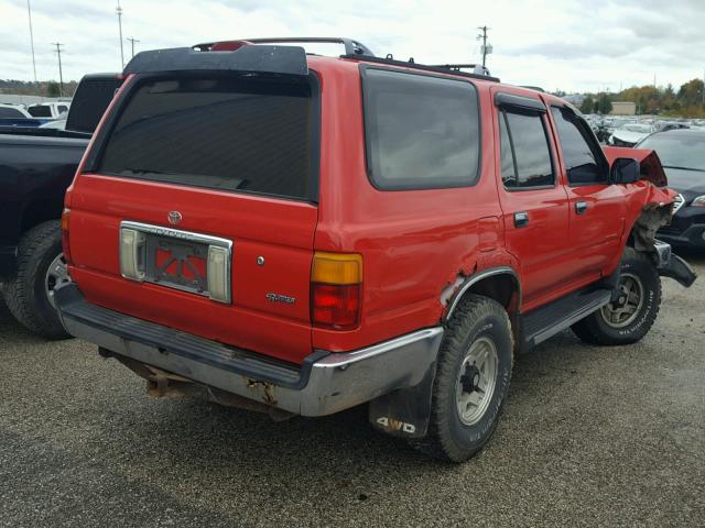 JT3VN39W7R0163696 - 1994 TOYOTA 4RUNNER VN RED photo 4