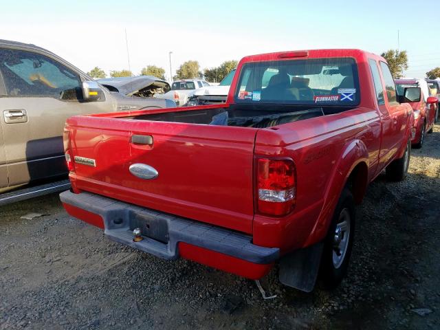 1FTYR14U56PA00295 - 2006 FORD RANGER SUP RED photo 4