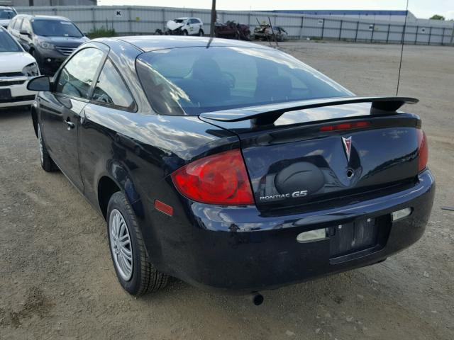 1G2AL15F177379076 - 2007 PONTIAC G5 BLACK photo 3