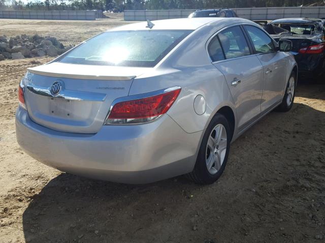 1G4GA5EC8BF218579 - 2011 BUICK LACROSSE C SILVER photo 4