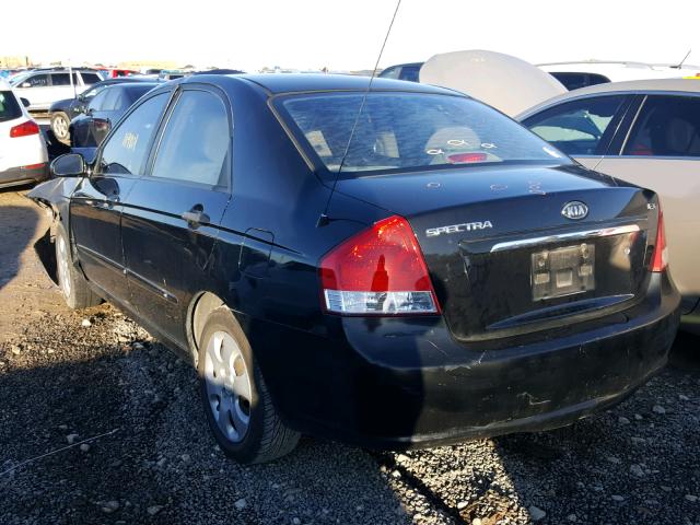 KNAFE121175459426 - 2007 KIA SPECTRA EX BLACK photo 3