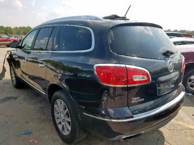 5GAKRCKD5DJ175085 - 2013 BUICK ENCLAVE BLACK photo 3