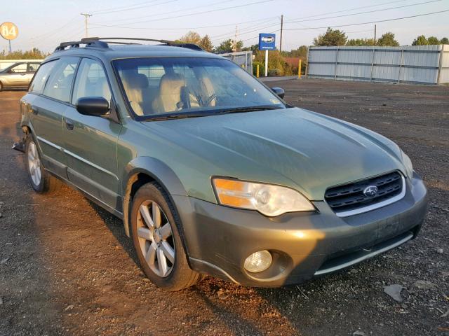 4S4BP61CX67344687 - 2006 SUBARU LEGACY OUT GREEN photo 1