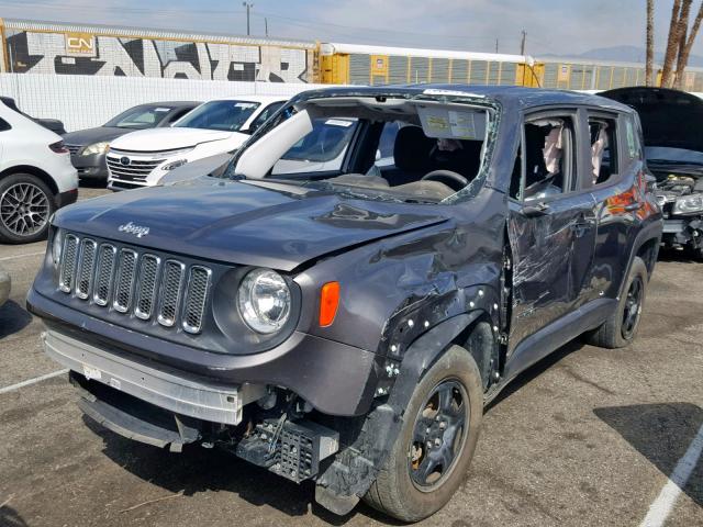 ZACCJBABXHPE73092 - 2017 JEEP RENEGADE S Grafit foto 2