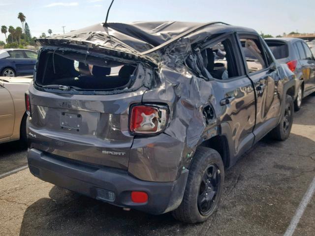 ZACCJBABXHPE73092 - 2017 JEEP RENEGADE S Grafit foto 4