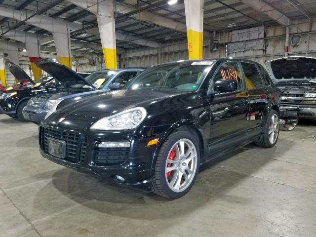 WP1AD29P98LA73817 - 2008 PORSCHE CAYENNE GT BLACK photo 2