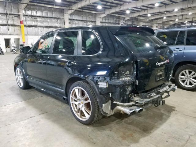 WP1AD29P98LA73817 - 2008 PORSCHE CAYENNE GT BLACK photo 3