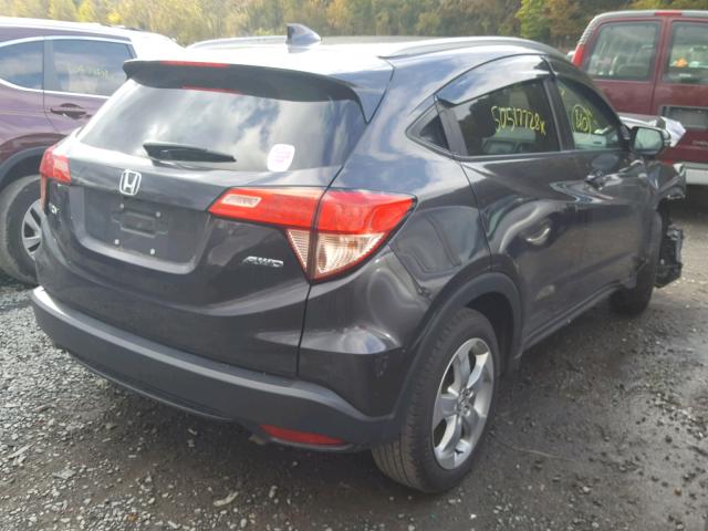 3CZRU6H74GM726719 - 2016 HONDA HR-V EXL GRAY photo 4