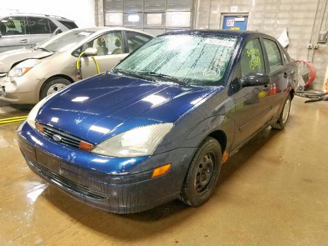 1FAFP33PX4W196005 - 2004 FORD FOCUS LX BLUE photo 2