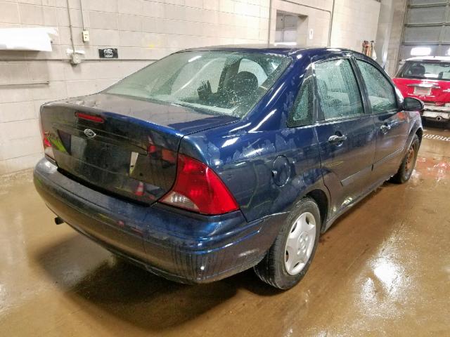 1FAFP33PX4W196005 - 2004 FORD FOCUS LX BLUE photo 4