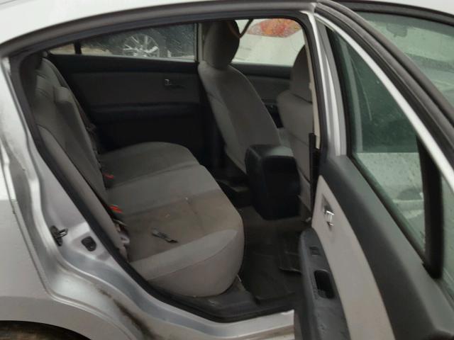 3N1AB6AP1CL618466 - 2012 NISSAN SENTRA 2.0 SILVER photo 6