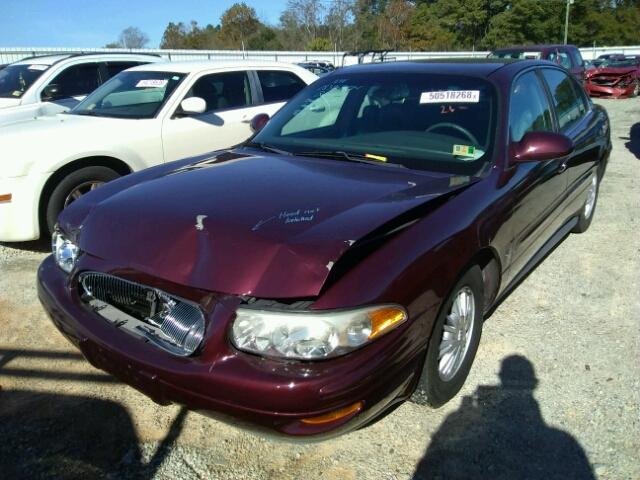 1G4HR54KX3U250579 - 2003 BUICK LESABRE LI BURGUNDY photo 2