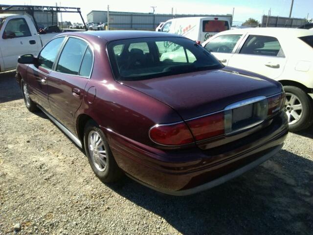 1G4HR54KX3U250579 - 2003 BUICK LESABRE LI BURGUNDY photo 3