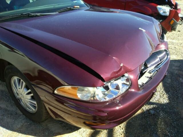 1G4HR54KX3U250579 - 2003 BUICK LESABRE LI BURGUNDY photo 9