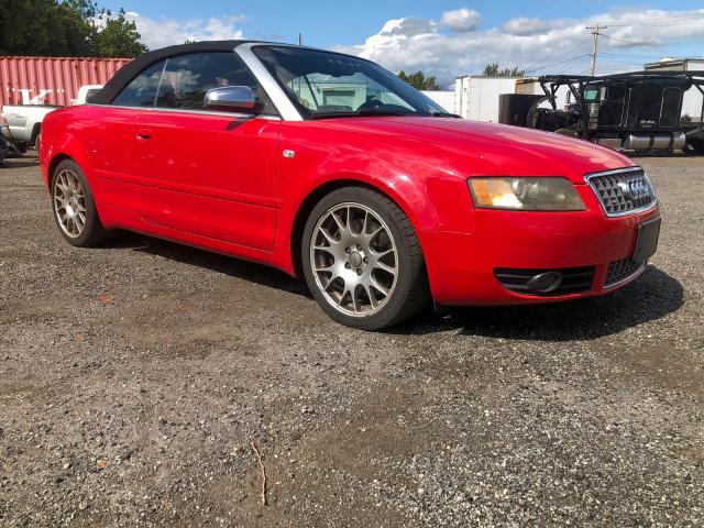 WUARL48H66K900675 - 2006 AUDI S4 QUATTRO RED photo 1