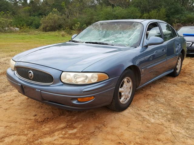 1G4HP54K51U175857 - 2001 BUICK LESABRE CU BLUE photo 2