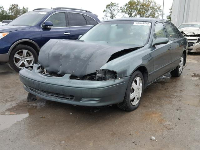 1YVGF22C6Y5106199 - 2000 MAZDA 626 ES GREEN photo 2