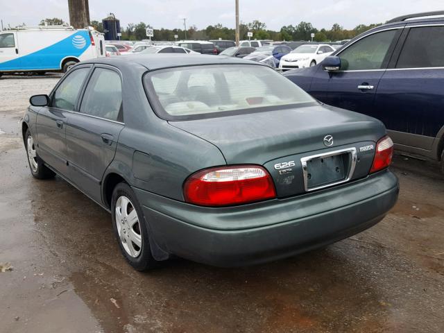 1YVGF22C6Y5106199 - 2000 MAZDA 626 ES GREEN photo 3