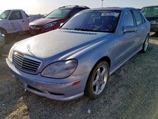 WDBNG70J91A200212 - 2001 MERCEDES-BENZ S 430 SILVER photo 2