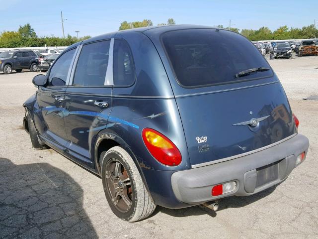 3C8FY68B12T295870 - 2002 CHRYSLER PT CRUISER BLUE photo 3