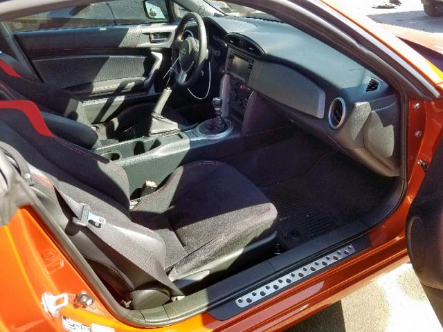 JF1ZNAA19F9712541 - 2015 TOYOTA SCION FR-S ORANGE photo 5