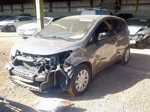 3N1CE2CP1FL429942 - 2015 NISSAN VERSA NOTE GRAY photo 2