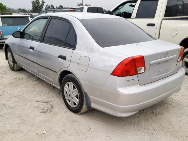 2HGES16355H544800 - 2005 HONDA CIVIC DX V SILVER photo 3