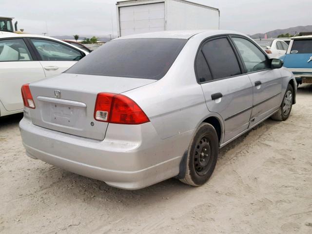 2HGES16355H544800 - 2005 HONDA CIVIC DX V SILVER photo 4