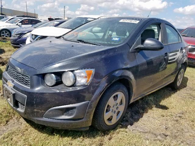 1G1JA5SH9D4256257 - 2013 CHEVROLET SONIC LS 黑色 照片 2