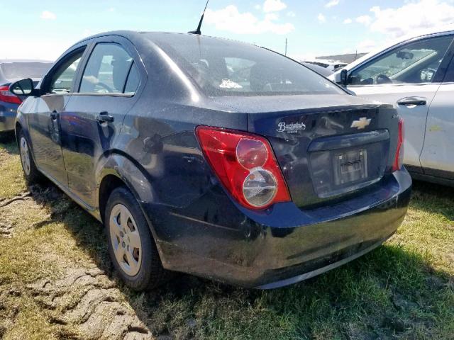 1G1JA5SH9D4256257 - 2013 CHEVROLET SONIC LS 黑色 照片 3