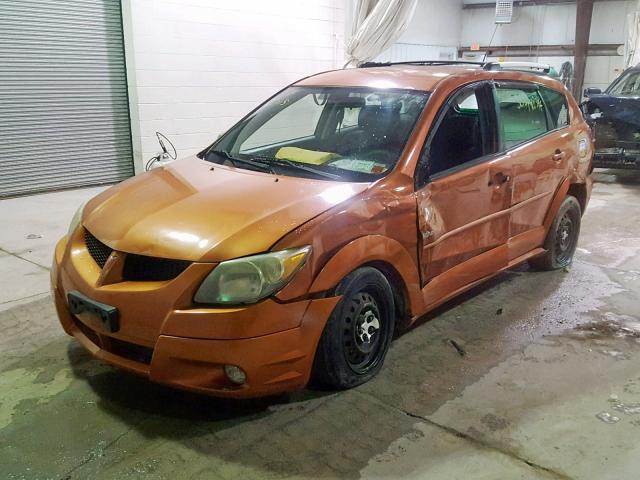 5Y2SL62854Z425883 - 2004 PONTIAC VIBE ORANGE photo 2