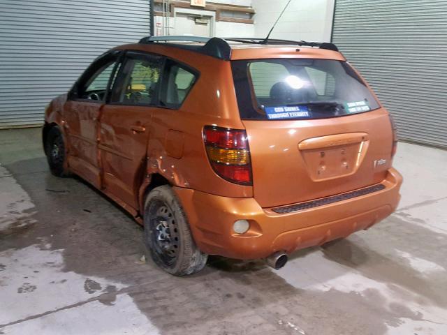 5Y2SL62854Z425883 - 2004 PONTIAC VIBE ORANGE photo 3