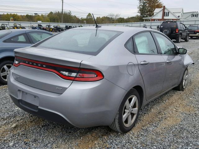 1C3CDFBB7GD766253 - 2016 DODGE DART SXT SILVER photo 4