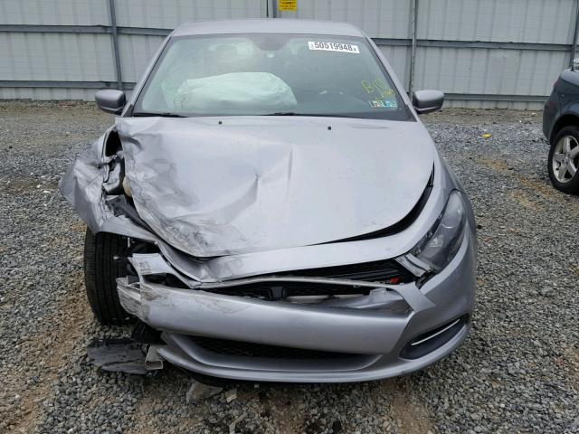 1C3CDFBB7GD766253 - 2016 DODGE DART SXT SILVER photo 7