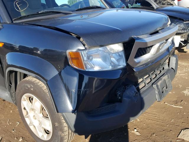 5J6YH2H34AL009039 - 2010 HONDA ELEMENT LX BLACK photo 9