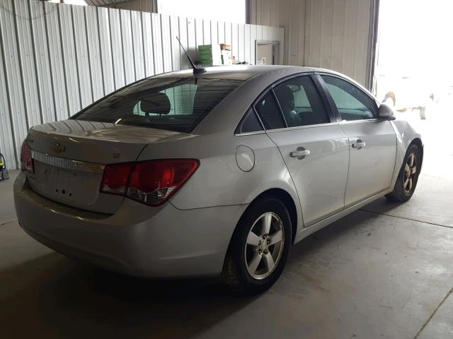 1G1PC5SB4D7107110 - 2013 CHEVROLET CRUZE LT SILVER photo 4