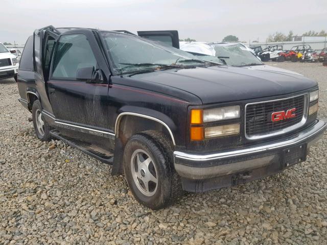 1GKEK13R9TJ735997 - 1996 GMC YUKON BLACK photo 1