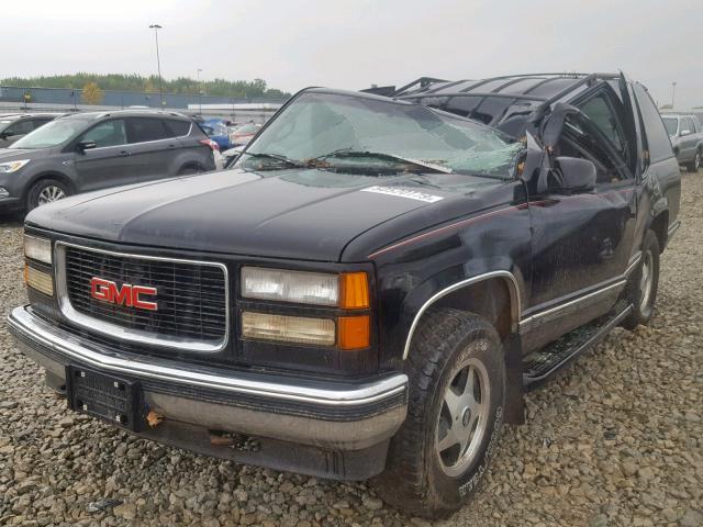 1GKEK13R9TJ735997 - 1996 GMC YUKON BLACK photo 2