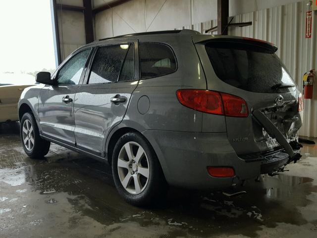 5NMSH13E88H199082 - 2008 HYUNDAI SANTA FE S GRAY photo 3