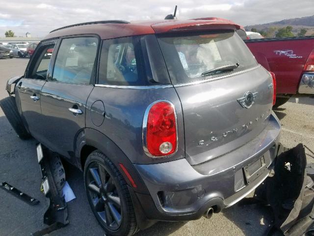 WMWZC3C58GWT10795 - 2016 MINI COOPER S C GRAY photo 3