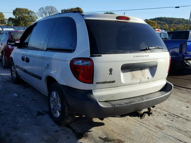 1D4GP25R96B620066 - 2006 DODGE CARAVAN SE WHITE photo 3