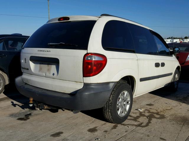 1D4GP25R96B620066 - 2006 DODGE CARAVAN SE WHITE photo 4