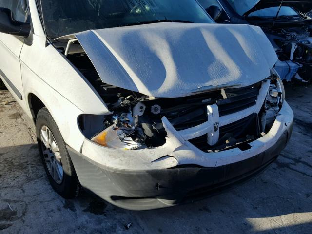 1D4GP25R96B620066 - 2006 DODGE CARAVAN SE WHITE photo 9