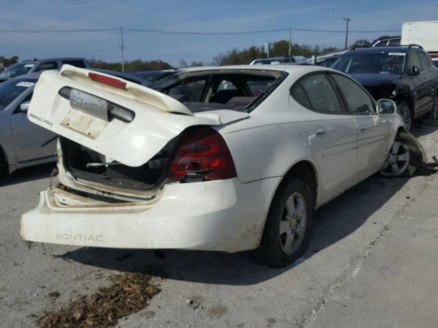 2G2WP552081117420 - 2008 PONTIAC GRAND PRIX WHITE photo 4