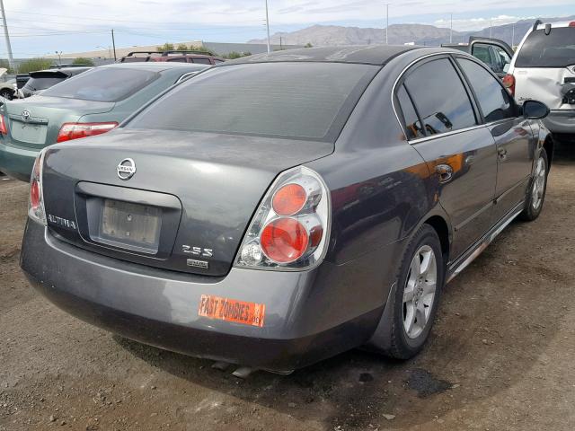 1N4AL11D46N370324 - 2006 NISSAN ALTIMA S GRAY photo 4