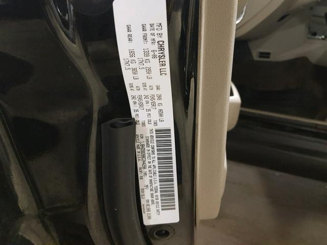 1J8HG58288C244290 - 2008 JEEP COMMANDER BLACK photo 10