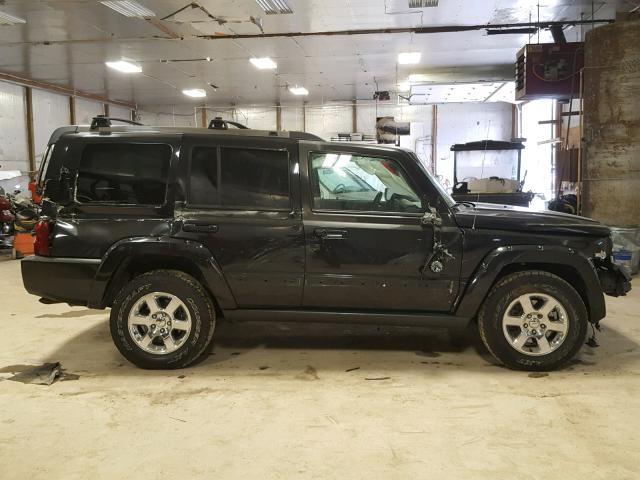 1J8HG58288C244290 - 2008 JEEP COMMANDER BLACK photo 9