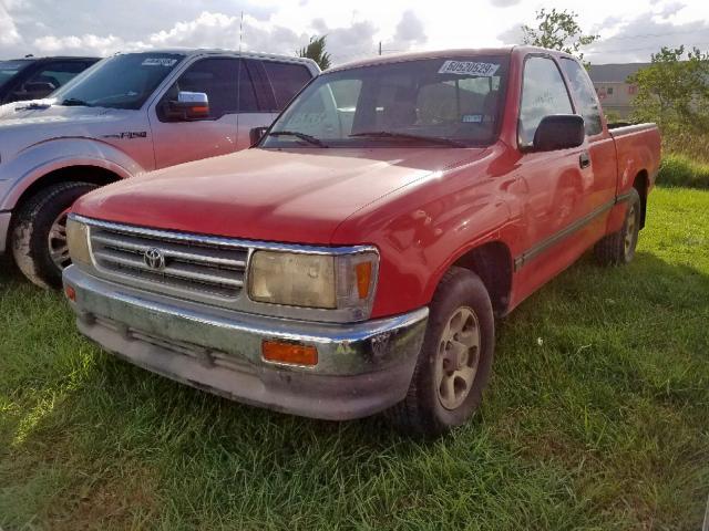 JT4TN12D1V0038719 - 1997 TOYOTA T100 XTRAC RED photo 2