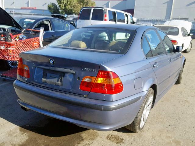 WBAET37472NG81528 - 2002 BMW 325 I BLUE photo 4